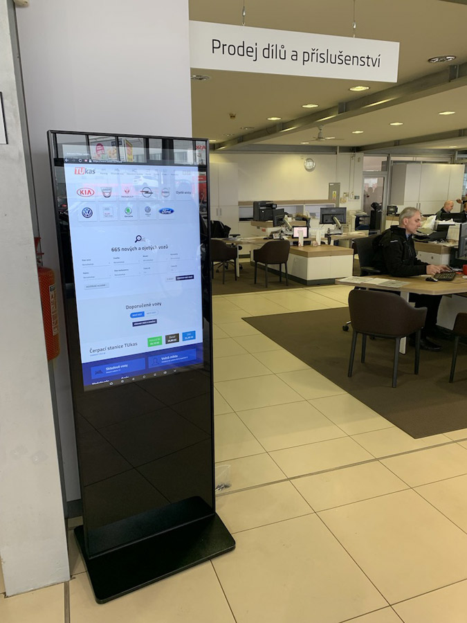 Realizácia Digitálne panely CZ – tukas auto 06