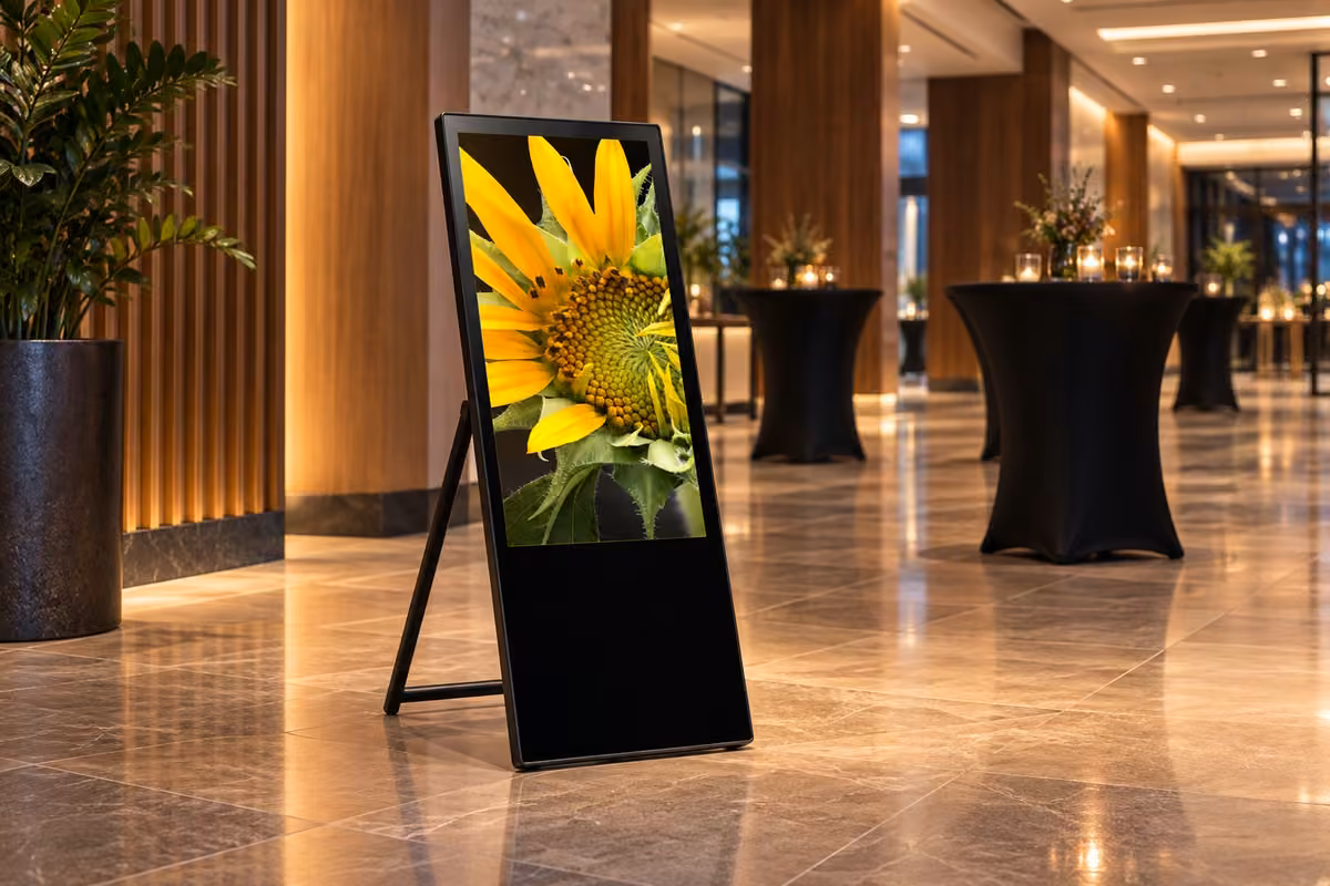 lcd-panel-acko-43 — Konferenčné foyer, ilustratívna vizualizácia