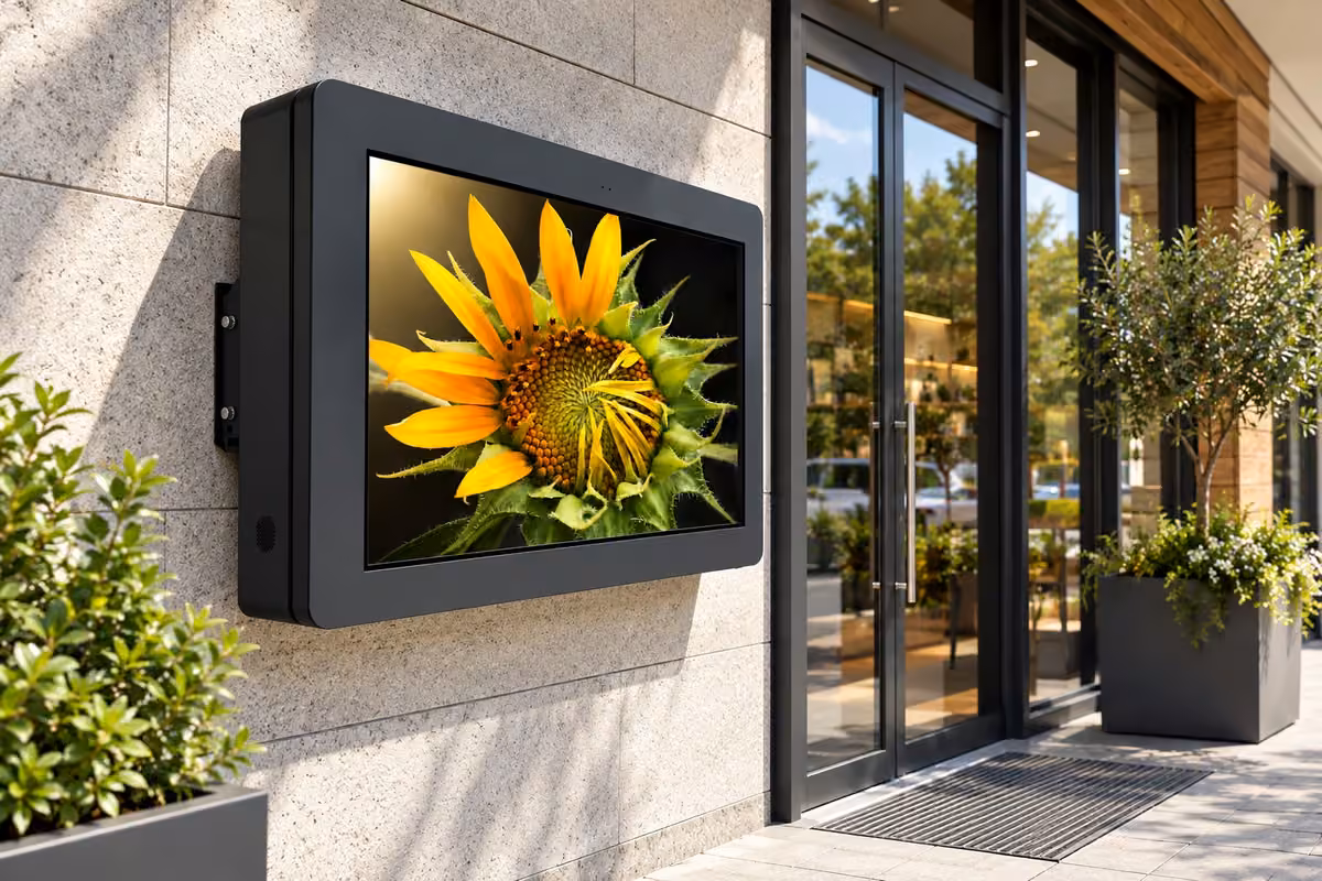 horizontal-outdoor — Vchod do prevádzky, ilustratívna vizualizácia