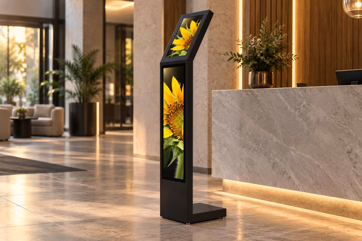 retail-dual — Recepcia, ilustratívna vizualizácia